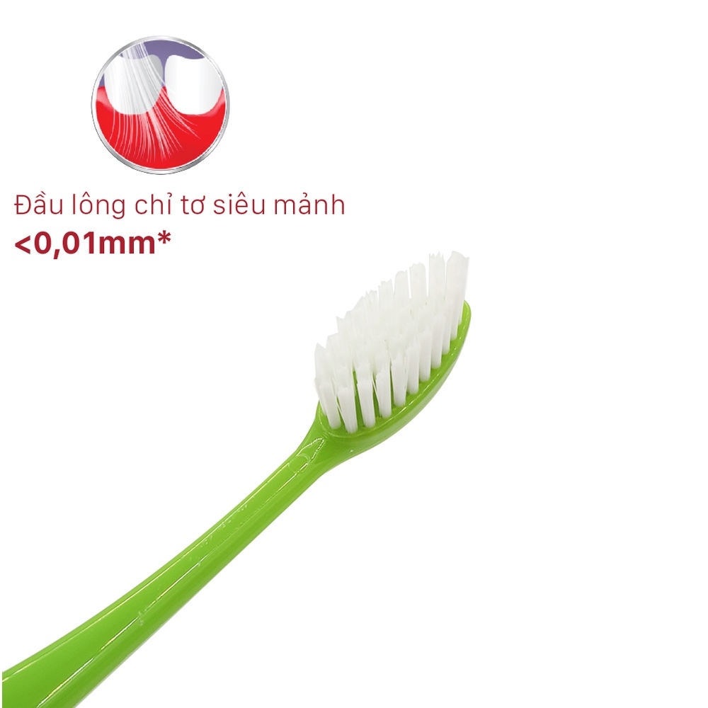 Bàn Chải Đánh Răng Lipzo Hello Vỉ Dành Cho Người Lớn Công Nghệ Lông Chỉ Tơ Nha Khoa Siêu Mảnh