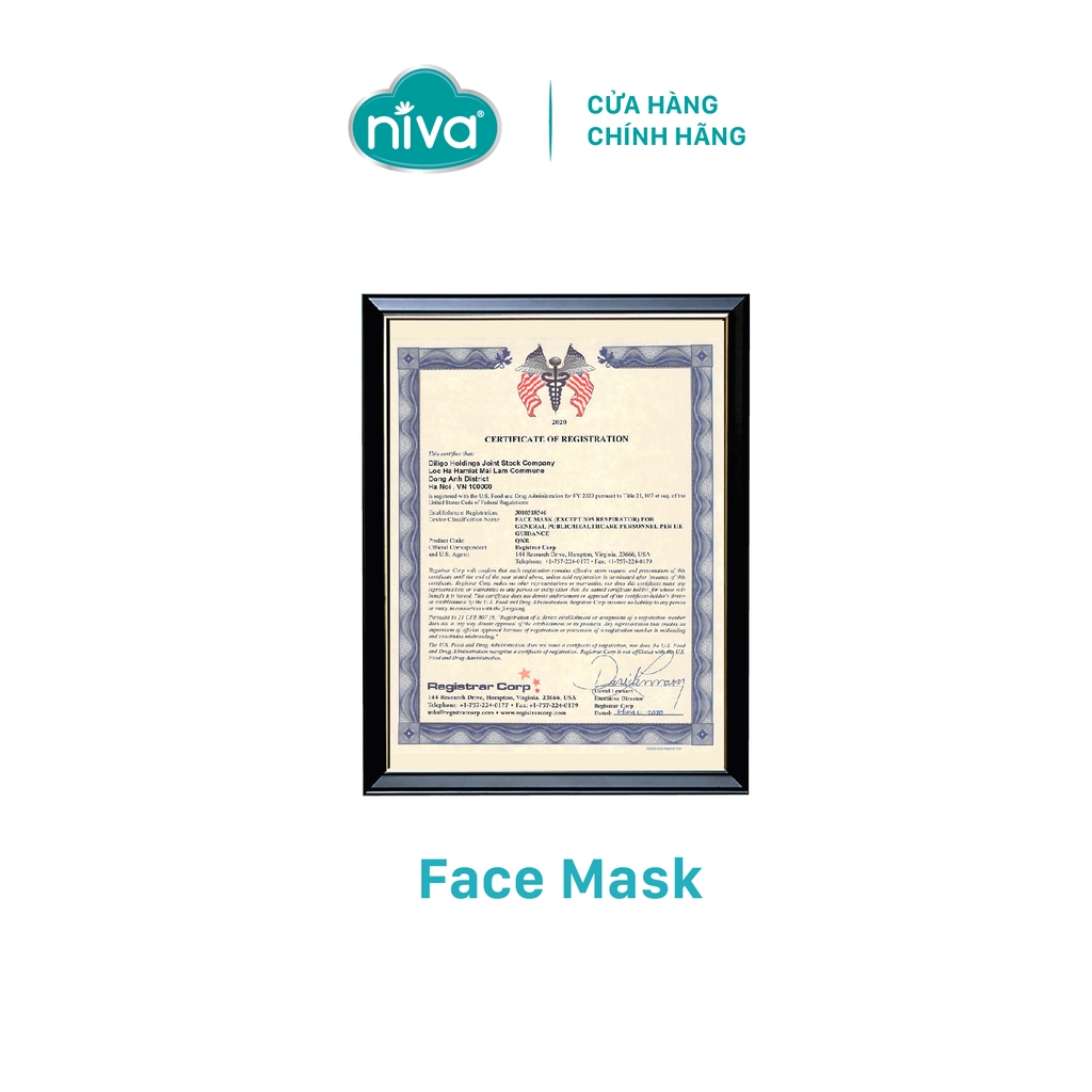 Combo 10 Hộp Khẩu Trang Niva 3D Người Lớn Hộp 10 Cái Cấu Trúc 3 Lớp Ngăn Bụi Mịn Kháng Khuẩn Hàng Chính Hãng Cao Cấp