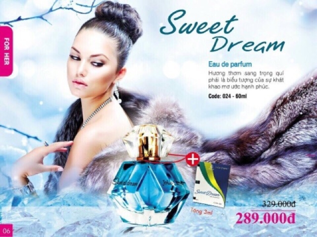 Nước hoa nữ Jolie Dion Sweet Dream 60ml