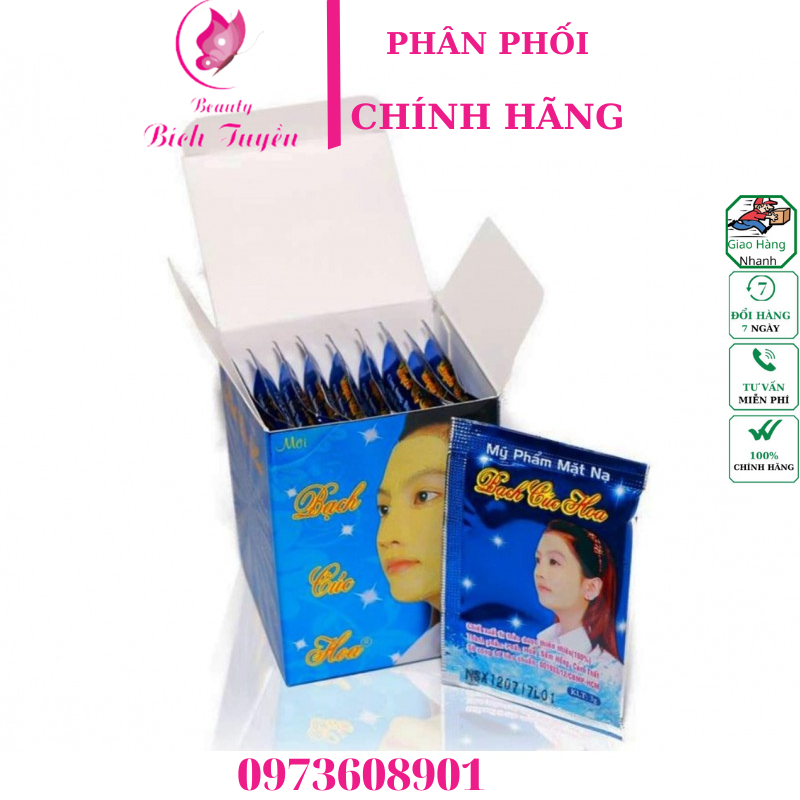 Thảo dược mặt nạ hỗ trợ điều trị Bạch Cúc Hoa