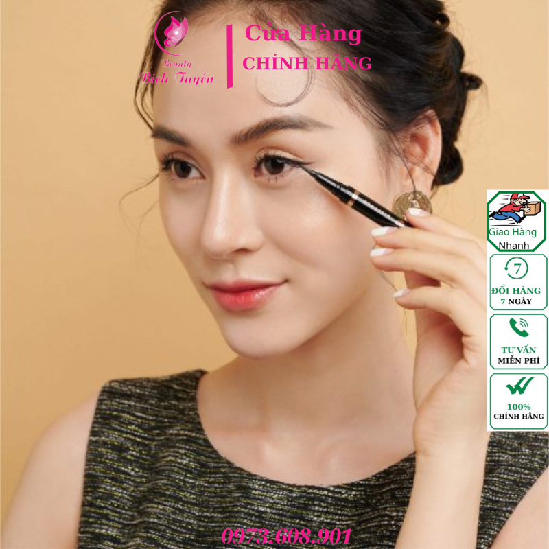 Dạ kẻ mắt không lem trôi Beauskin Rosedew Waterproof