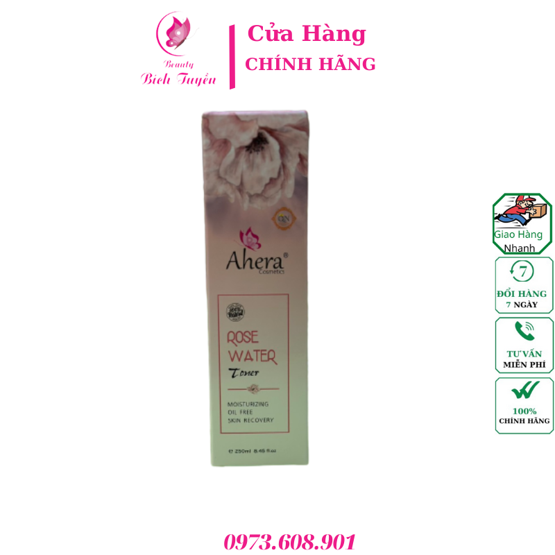 Nước Hoa Hồng AHERA Rose WaTER 250ml