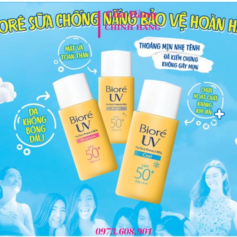 Chống nắng BIORE Kháng Khuẩn Cơ Bản – Dưỡng Ẩm 25ml