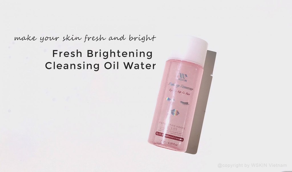 Tẩy Trang Dầu Nước WSKIN Fresh Brightening Cleansing Oil Water 150ml