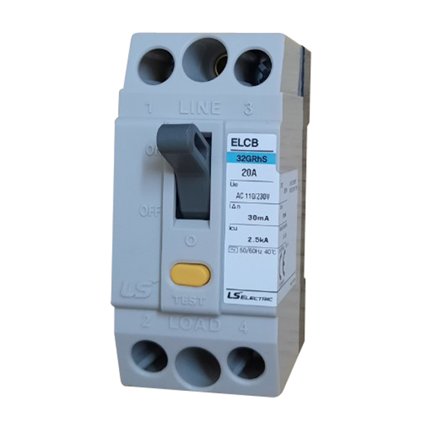 Aptomat chống giật LS ELCB 32GRhS 2P 2.5kA
