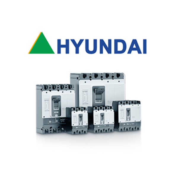 HGM100H-F 4P Aptomat Hyundai MCCB 4P 26kA