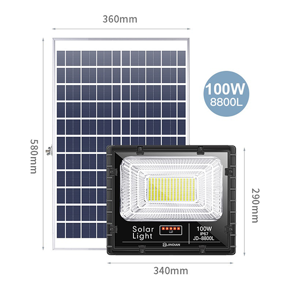 Đèn năng lượng mặt trời JD-8800L