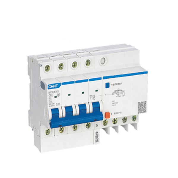 NXBLE-32/63 4P Cầu dao chống giật kết hợp bảo vệ quá tải Chint 6kA RCBO