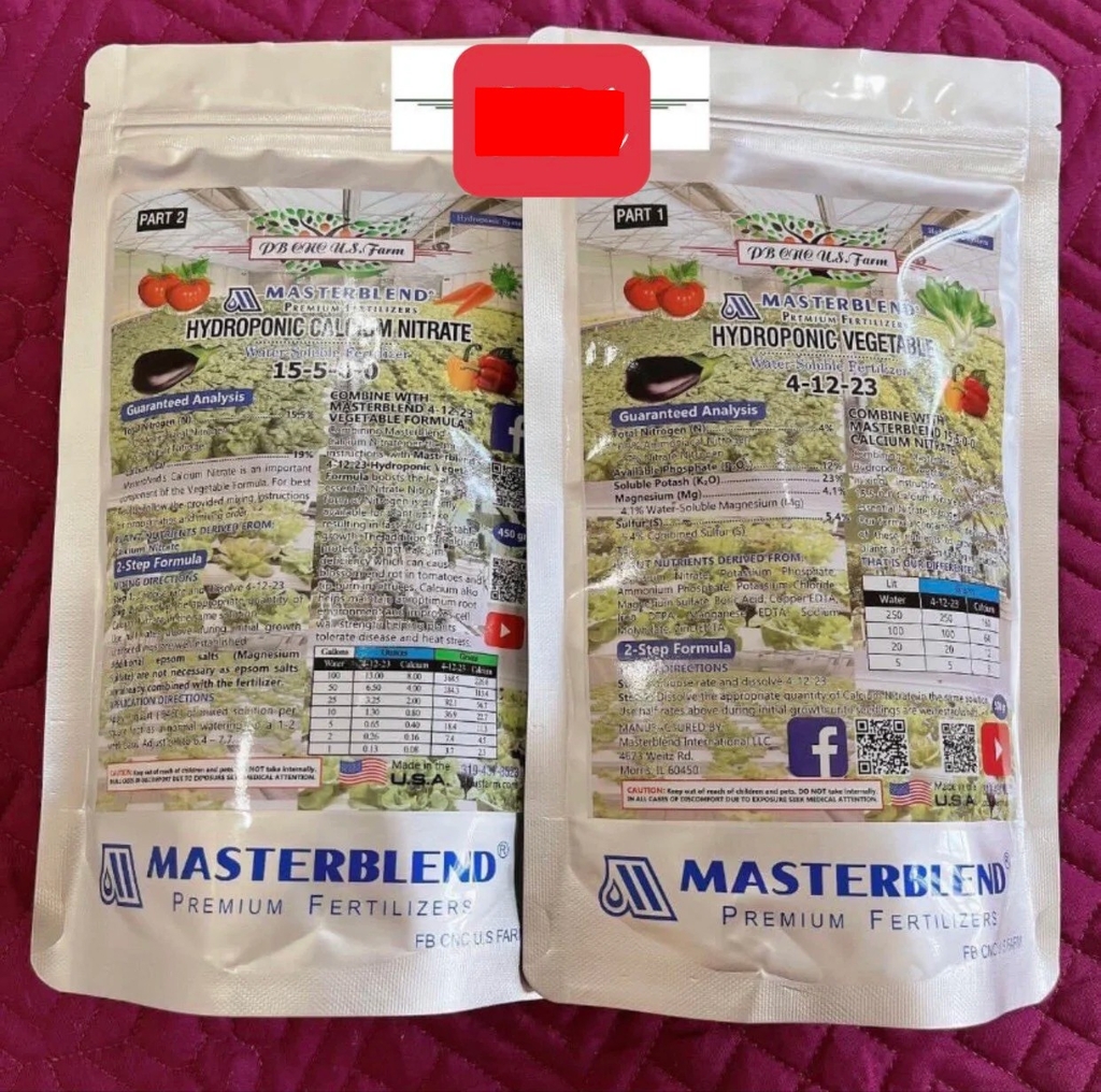 Combo dinh dưỡng Masterblend Mỹ set túi 400gram giá 90k/cặp