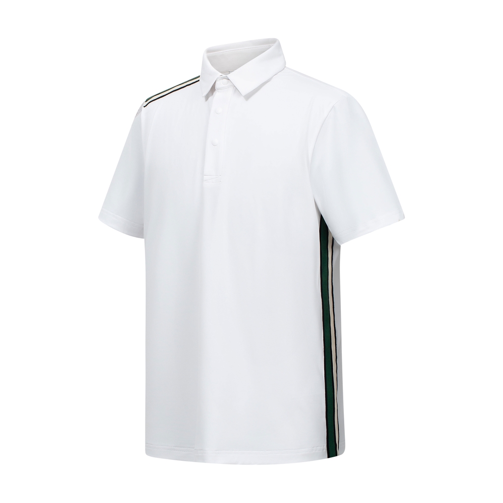 Áo golf nữ cổ 4 cm ngắn tay White Brian Top