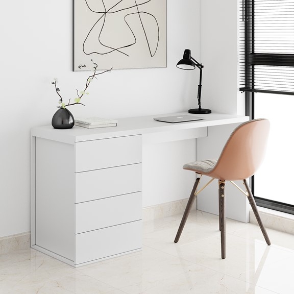 GRANDOLA, Bàn làm việc học tập 1 bên tủ DEK_010, 150x50x76cm