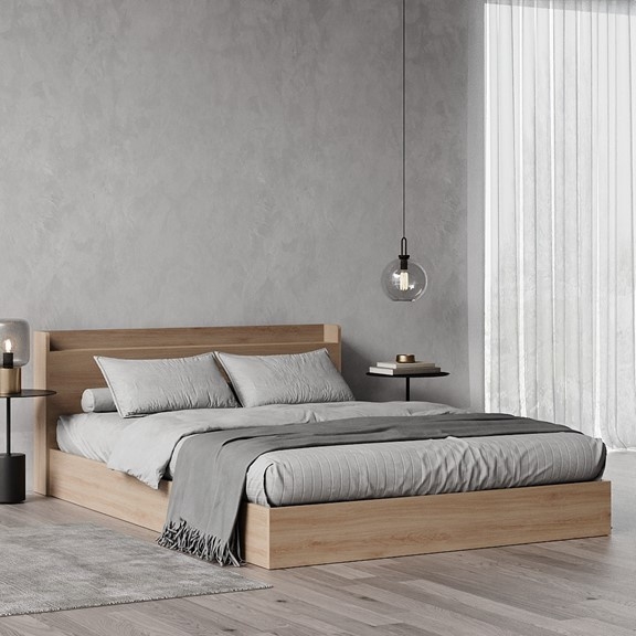 WINDY, Giường ngủ cao cấp hiện đại BED_091, 217x70cm