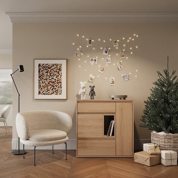 NEVA, Tủ lưu trữ phòng khách STO_098, 90x45x90cm