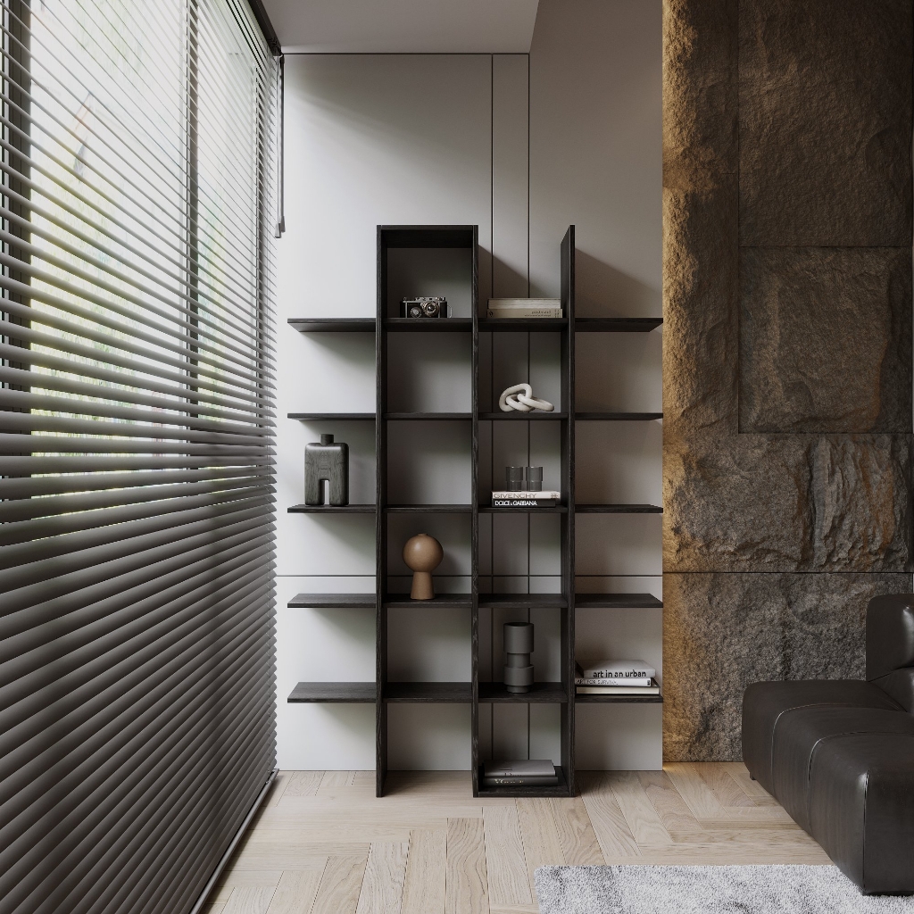 ROBECCA, Kệ trưng bày SHE_170, 120x30x180cm, sản xuất bởi Scandi Home