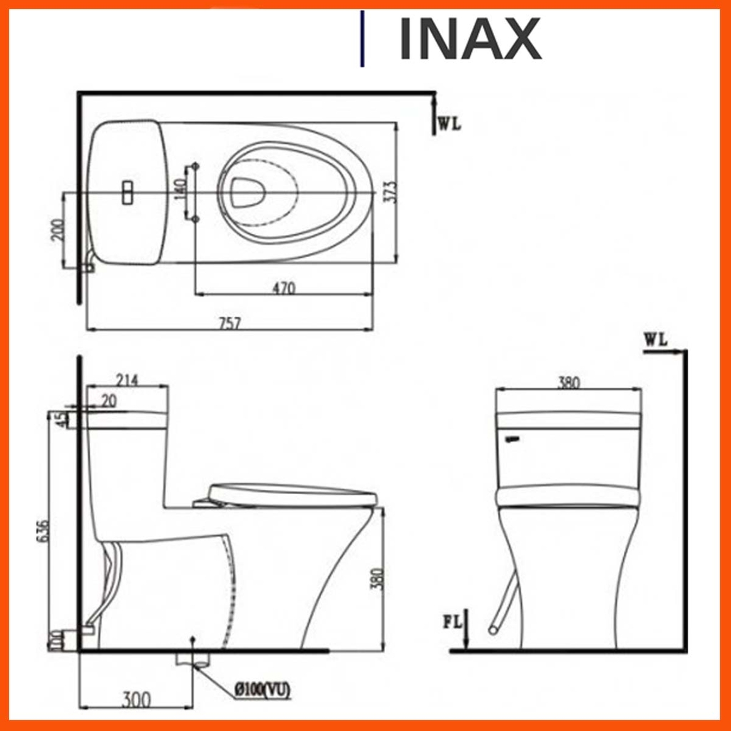 Bồn Cầu INAX AC-900R