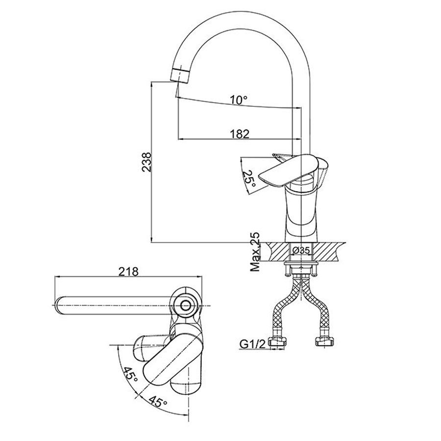 Vòi Rửa Bát DK900324
