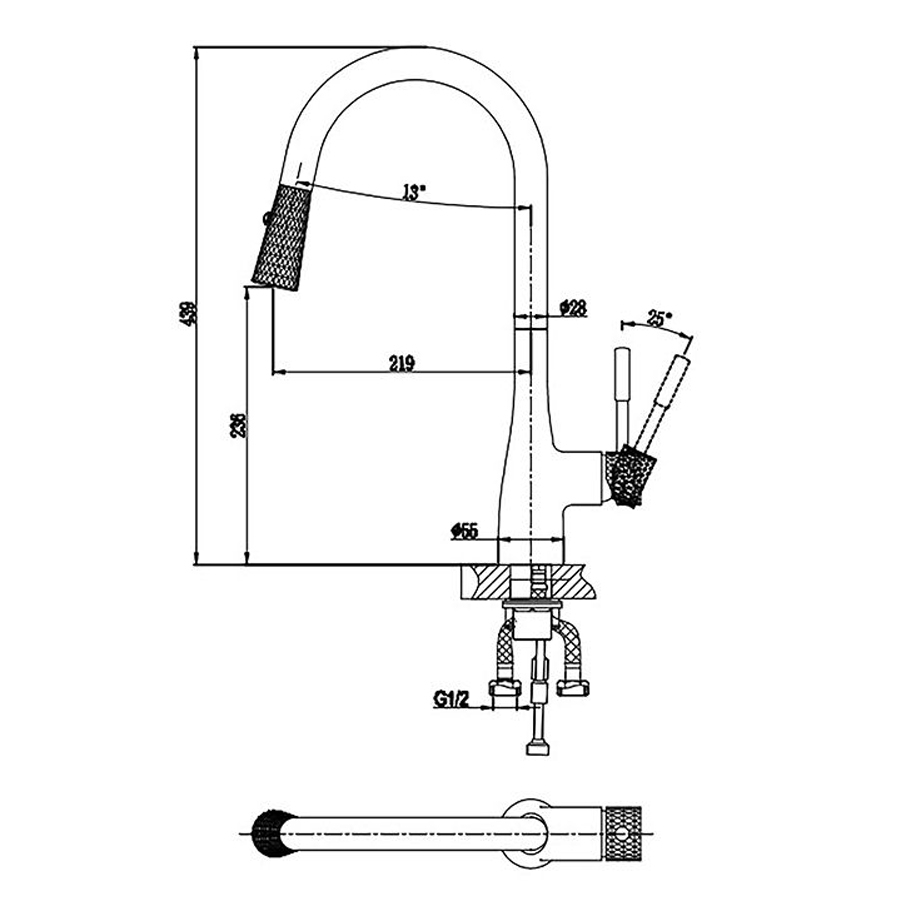 Vòi Rửa Bát DK1462501-C