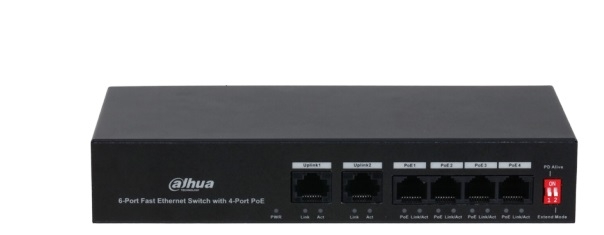 SWITCH POE DAHUA DH-PFS3006-4ET-36