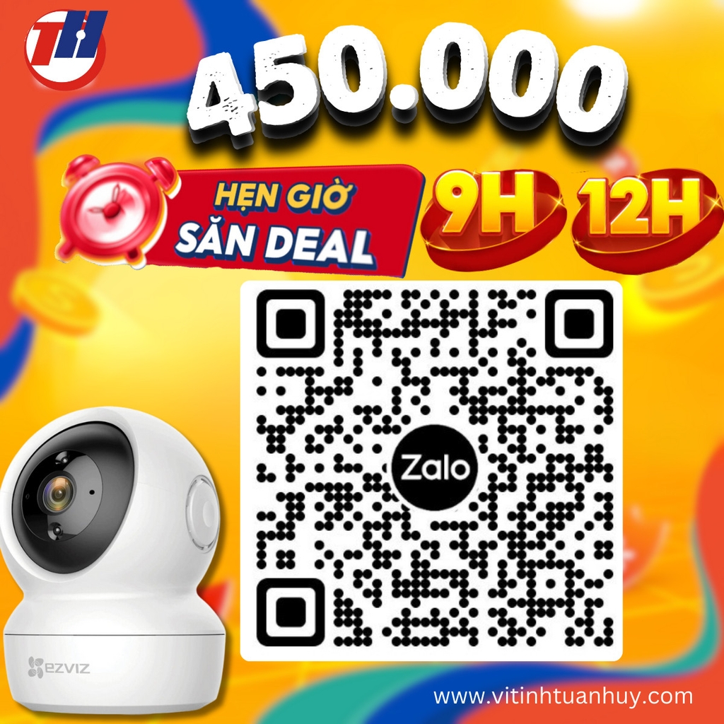 CAMERA EZVIZ CS-C6N - Camera quét & nghiêng kết nối WiFi thông minh