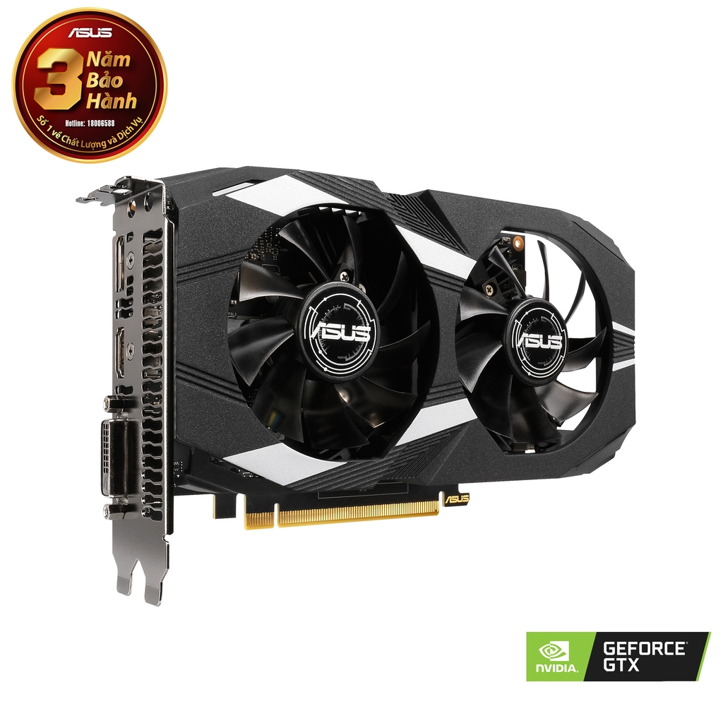 Card Đồ Họa VGA Asus Dual 4GB GTX1650 4G