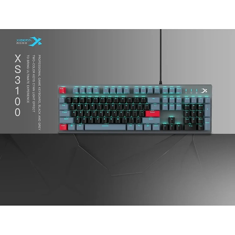 Bàn phím cơ có dây gaming XIBERIA XS3100 | Optical Axis Switch