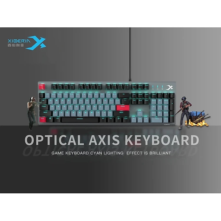 Bàn phím cơ có dây gaming XIBERIA XS3100 | Optical Axis Switch