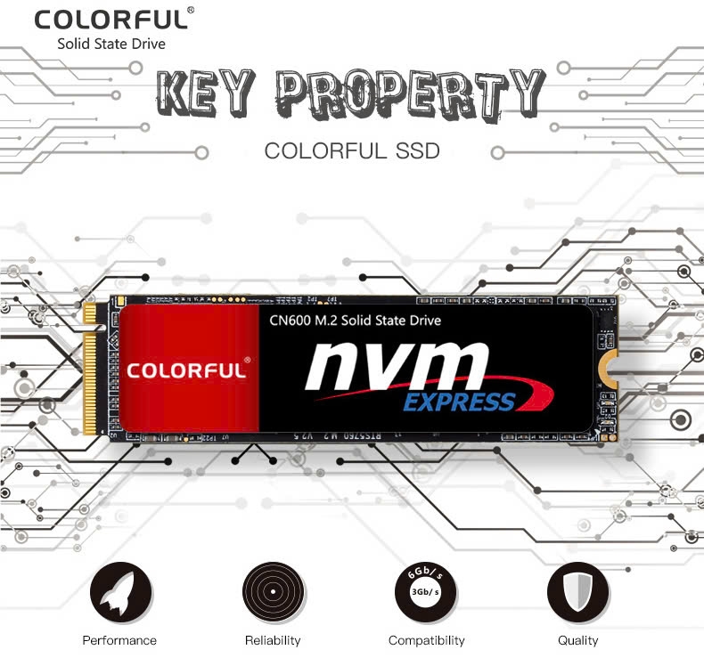 Ổ Cứng SSD Colorful CN600 PRO 512GB M.2 NVMe PCIe 2280