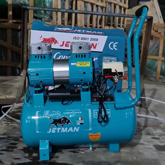 Máy Nén Khí Không Dầu Jetman 1HP 24L JM-580