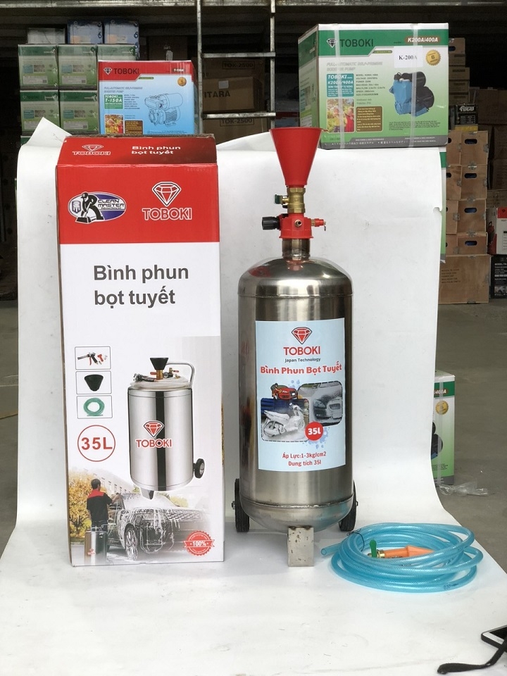 Bình Phun Bọt Tuyết Inox 35L Toboki BB-35L