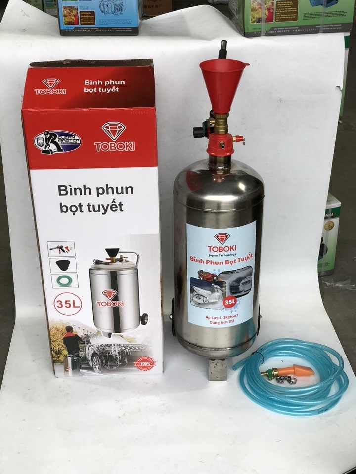 Bình Phun Bọt Tuyết Inox 35L Toboki BB-35L