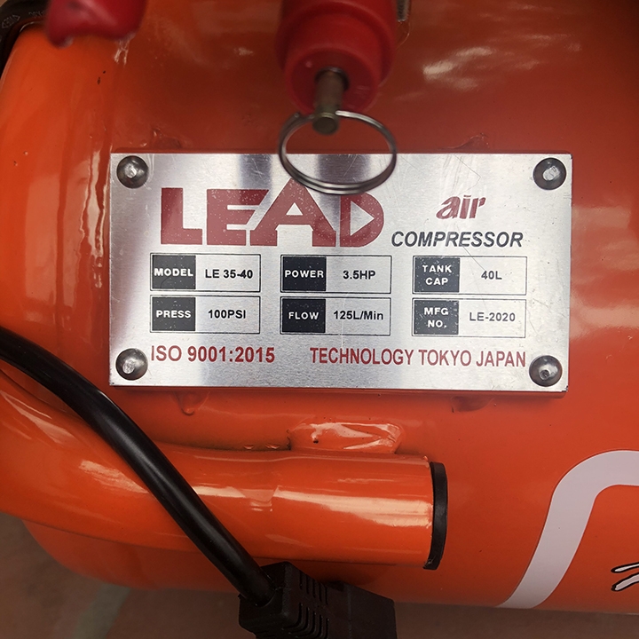 Máy Nén Khí Không Dầu Lead 3.5HP 40L LE35-40