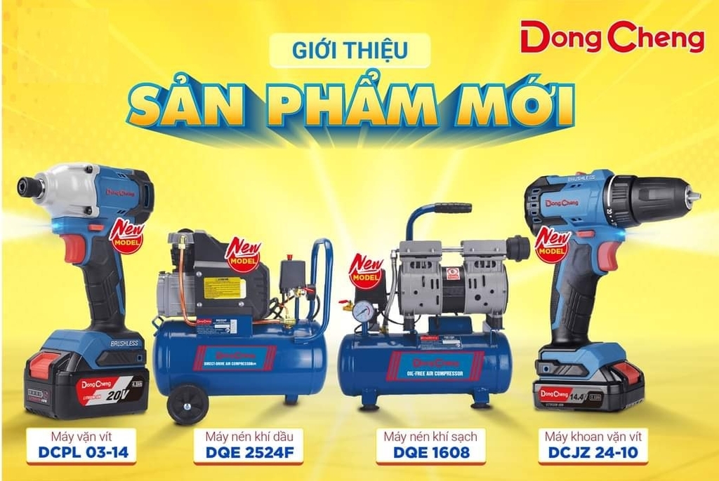 Máy Nén Khí Có Dầu Dongcheng 1500W 24L DQE2524F