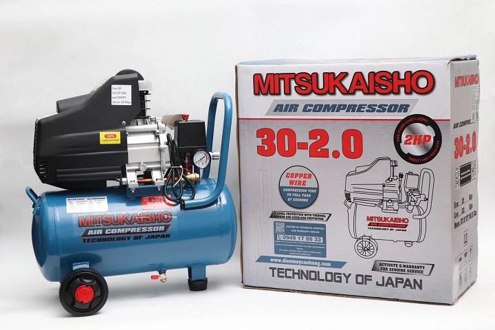 Máy Nén Khí Có Dầu Mitsukaisho 2HP MITSUKAISHO 30-2 30L