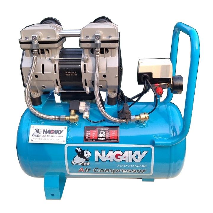 Máy Nén Khí Không Dầu Nagaky 750W 25L NA 25750