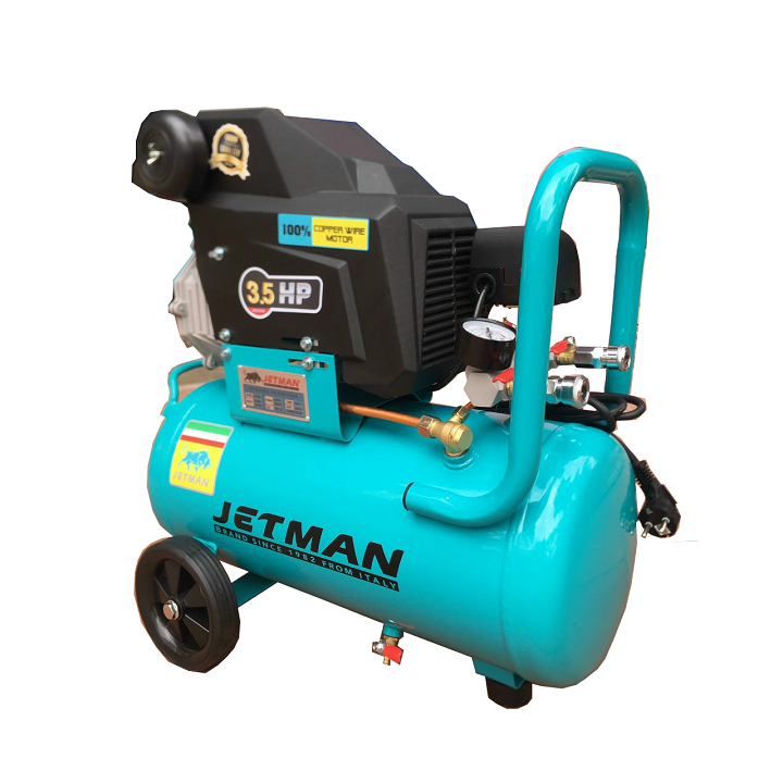 Máy Nén Khí Liền Trục 2 Tụ Jetman 30L JM-30F 3.5HP