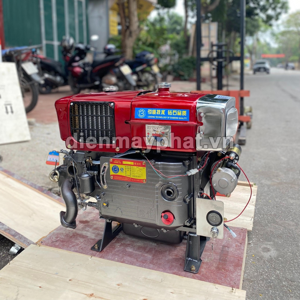 Máy Nổ Dầu Changjia 15Hp CJ ZS1100NM (D15 Gió Đèn Đề)