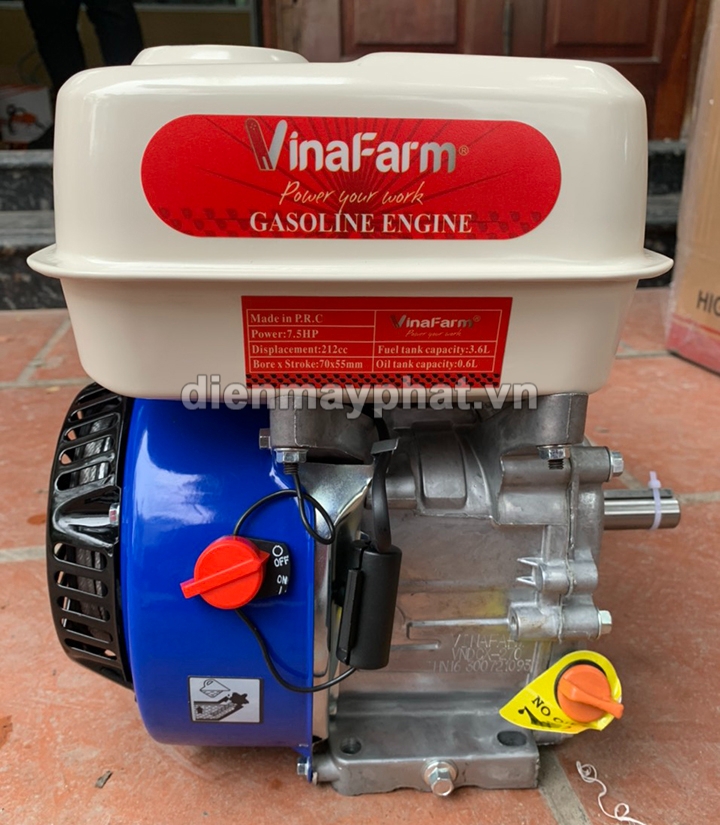 Máy Nổ – Động Cơ Xăng Vinafarm 7.5Hp Tua Nhanh VNDCX-270