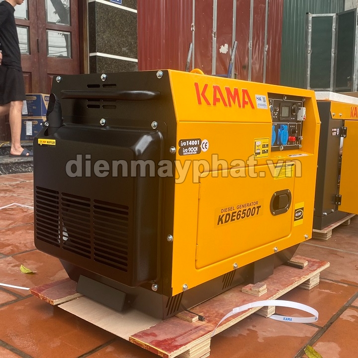 Máy Phát Điện Chạy Dầu Kama 5Kw KDE6500T