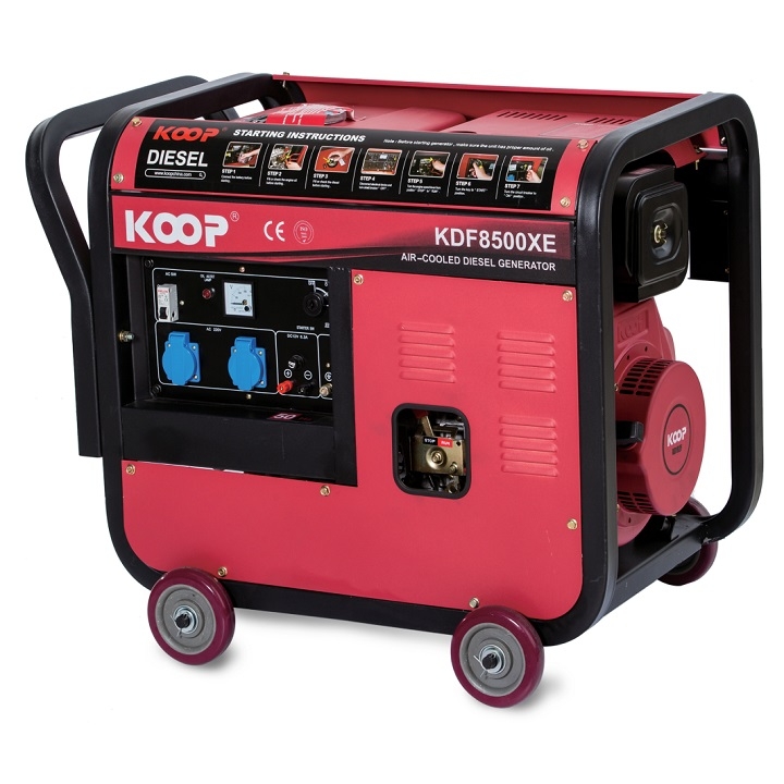 Máy Phát Điện Chạy Dầu Koop 6Kw KDF8500XE