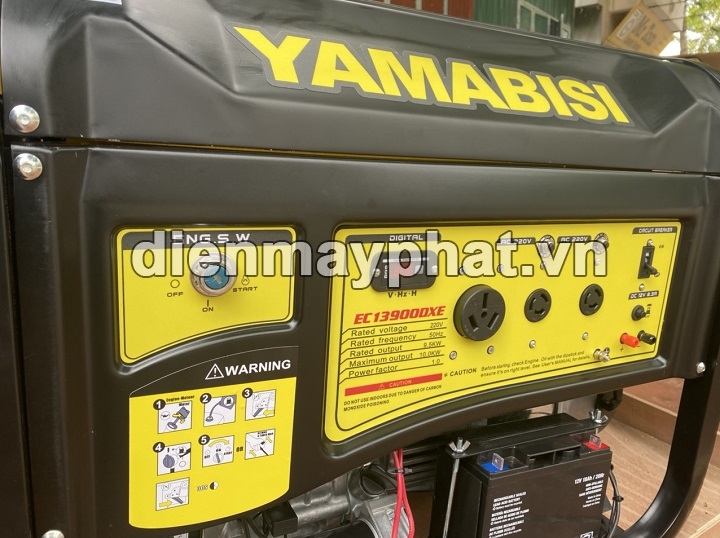 Máy Phát Điện Chạy Xăng Yamabisi 10Kw EC13900DXE