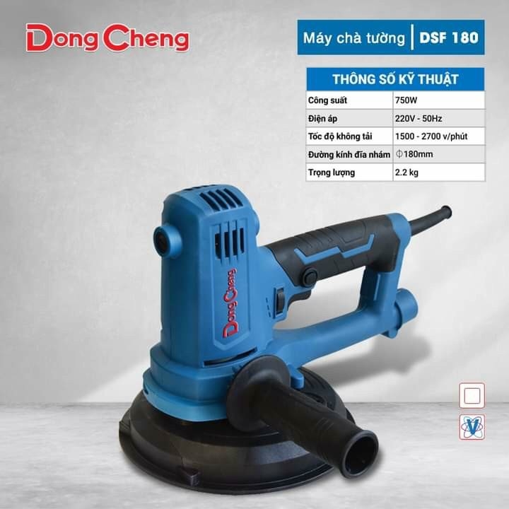 Máy Chà Tường Dongcheng DSF180 750W