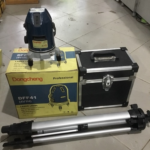 Máy Đo Laser 5 Mắt Tia Đỏ Dongcheng DFF41