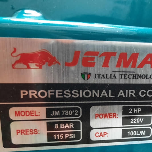 Máy Nén Khí Không Dầu Jetman 2HP 50L JM-780×2