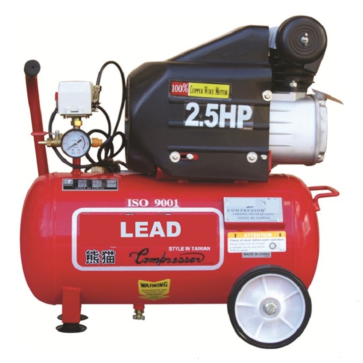 Máy Nén Khí Có Dầu Liền Trục Lead 2.5HP 25L LE15-25