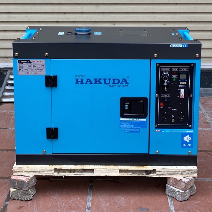 Máy Phát Điện Chạy Dầu Hakuda 7Kw HKD8700X