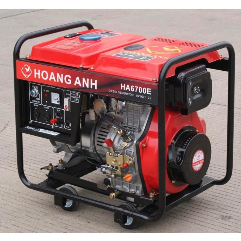 Máy Phát Điện Chạy Dầu Hoàng Anh 5Kw HA6700E