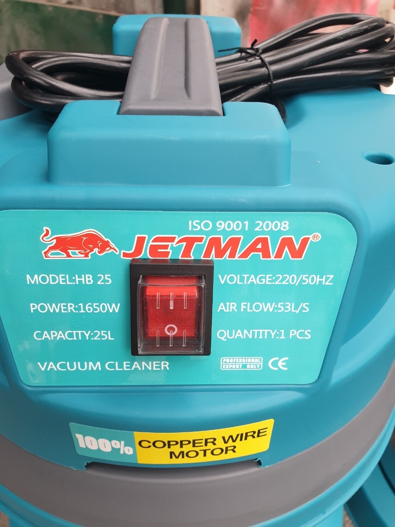 Máy Hút Bụi Jetman 1650W HB25-L 25 Lít