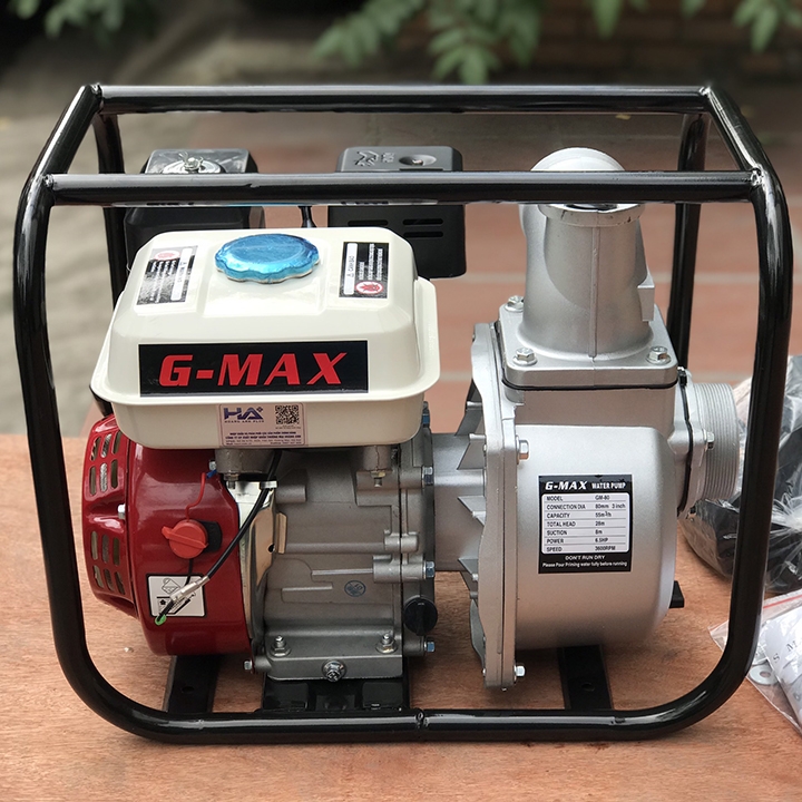 Máy Bơm Nước Chạy Xăng Gmax 6.5HP GM-80