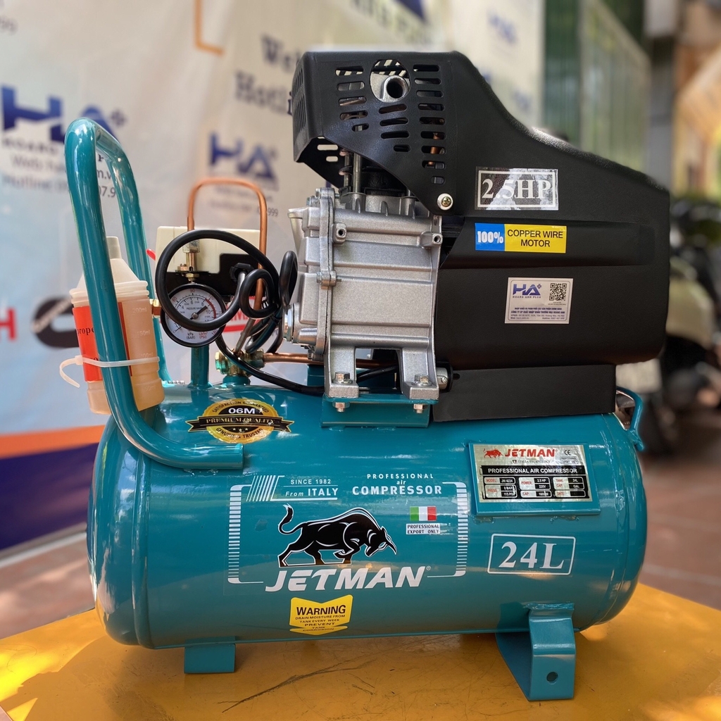 Máy Nén Khí Có Dầu Jetman 2.5HP 24L JM-4224