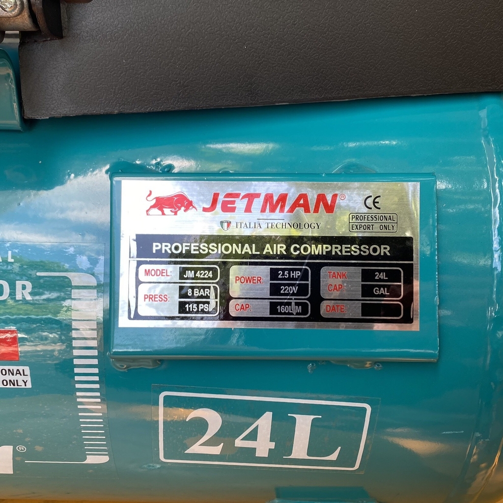 Máy Nén Khí Có Dầu Jetman 2.5HP 24L JM-4224